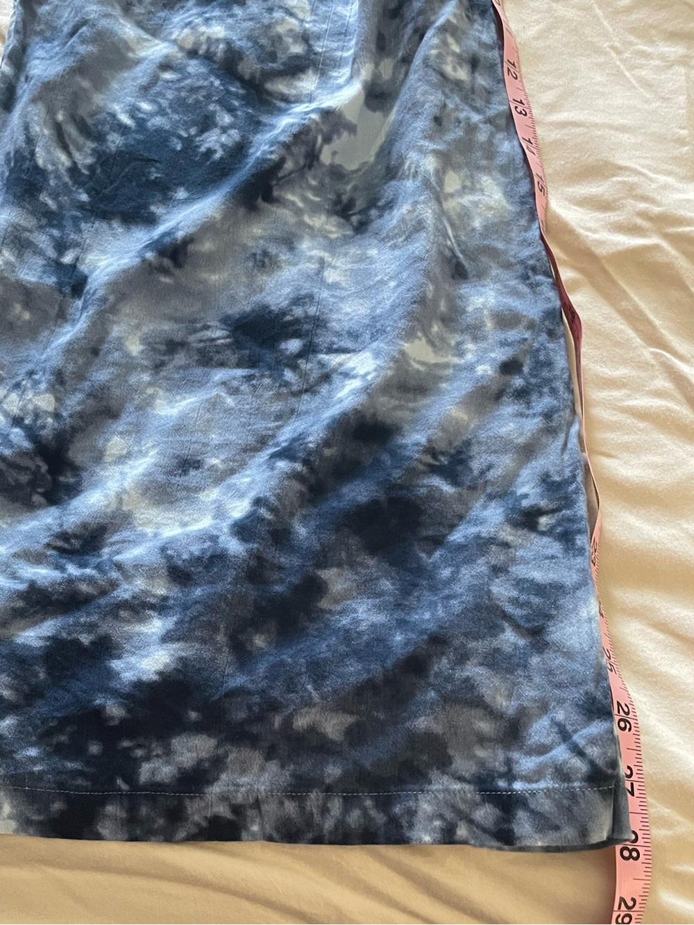 Blue Tie-Dye Wide Leg Joggers Cotton Blend by Style&co - Picture 7 of 7